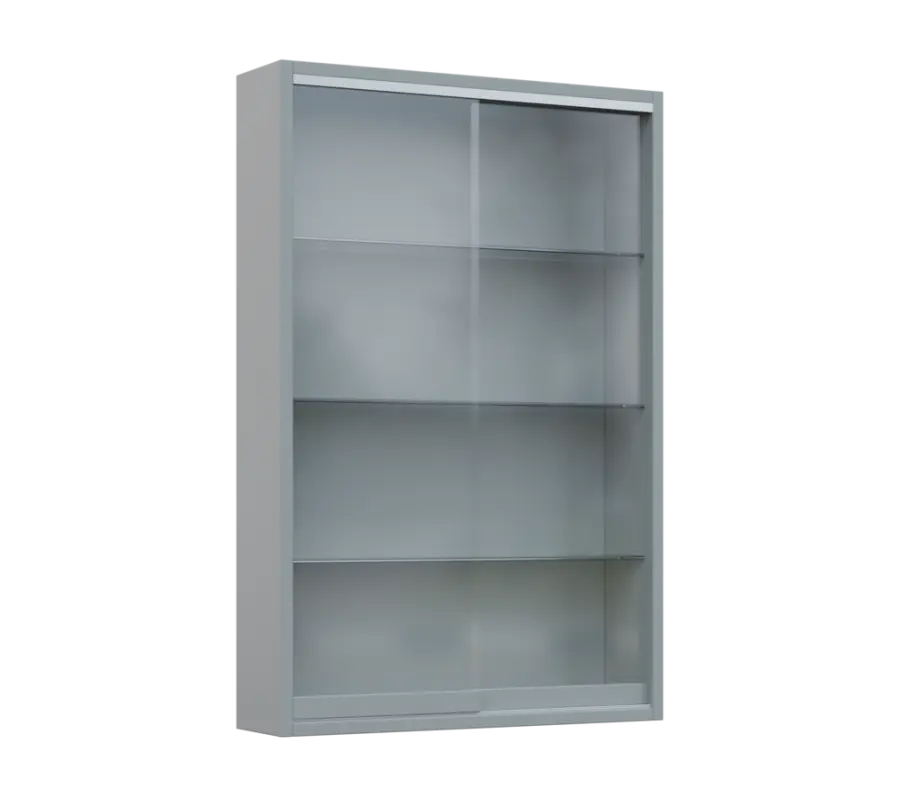 RE VT - 900 vitrína, 900x600x150, šedá